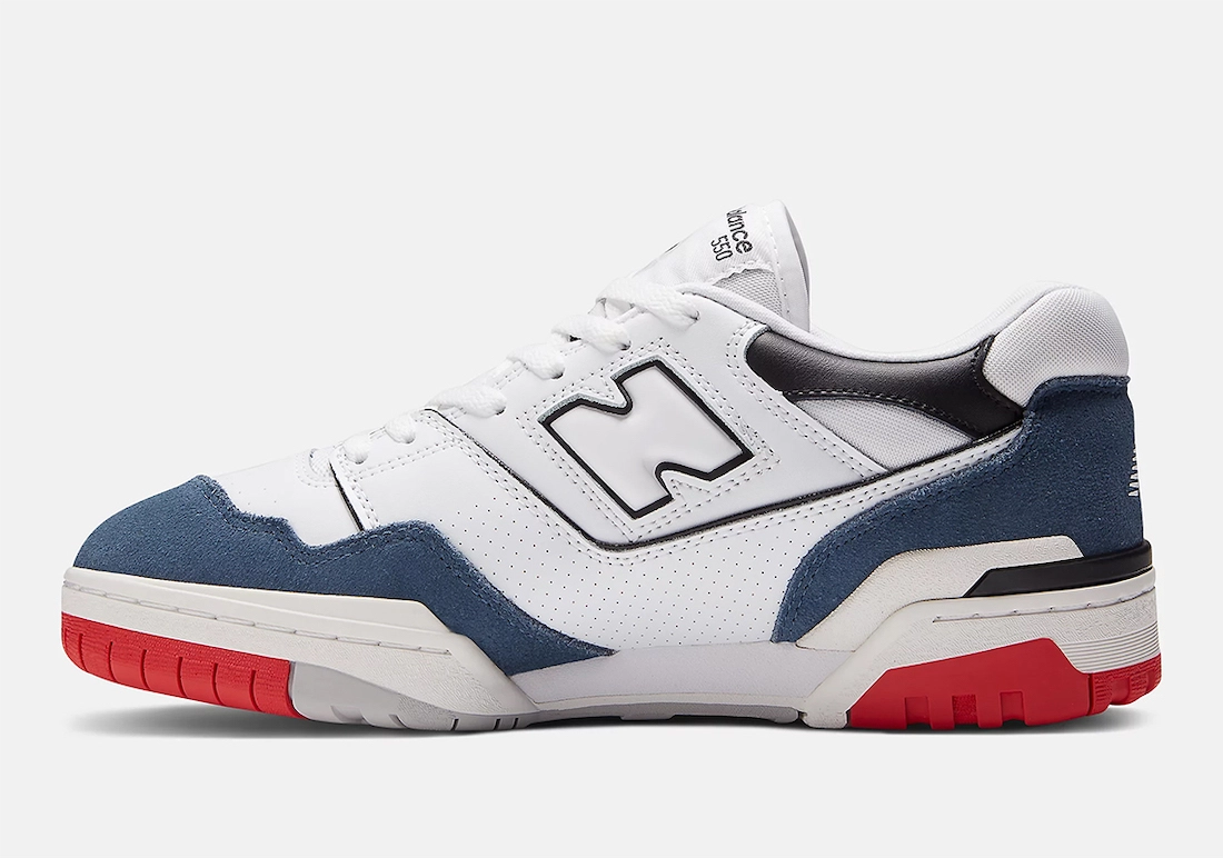 New Balance 550 White Navy Red BB550NCN Release Date