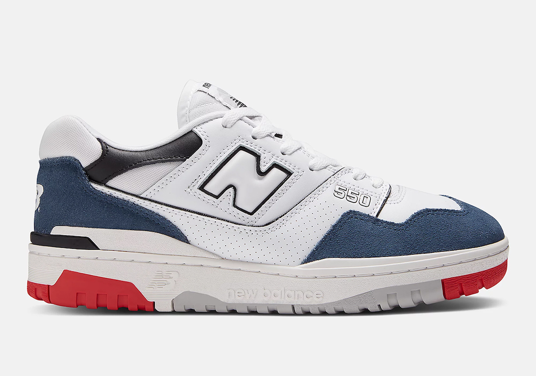 New Balance 550 White Navy Red BB550NCN Release Date