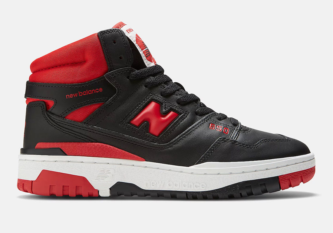 New Balance 650 Bred Black Red White BB650RBR Release Date