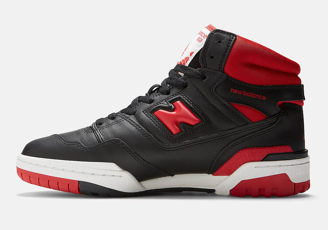 New Balance 650 Bred Black Red White BB650RBR Release Date