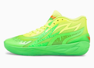 PUMA和Nickelodeon在MB.02中加入了 “Slime”。