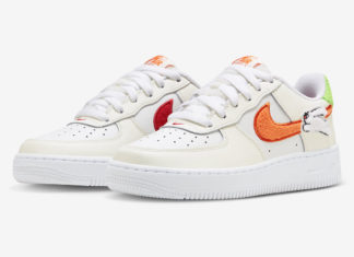 这款Nike Air Force 1 Low GS庆祝兔年。