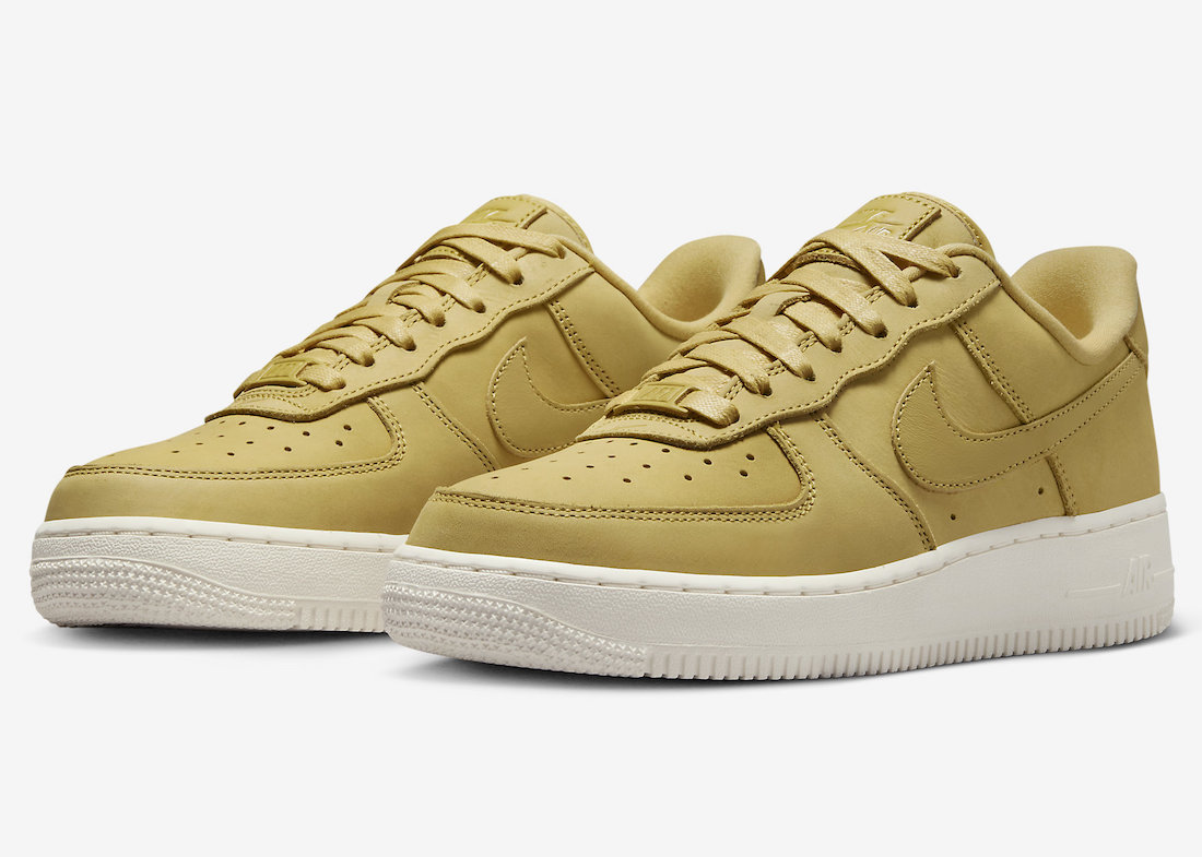 Nike Air Force 1 Low Gold Nubuck DR9503-700 Release Date