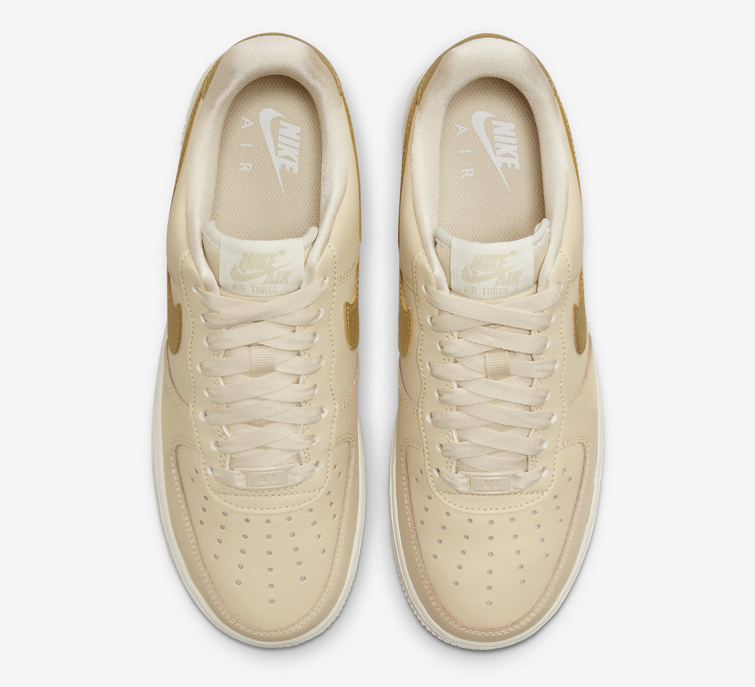 Nike Air Force 1 Low Gold Swoosh DQ7569-102 Release Date