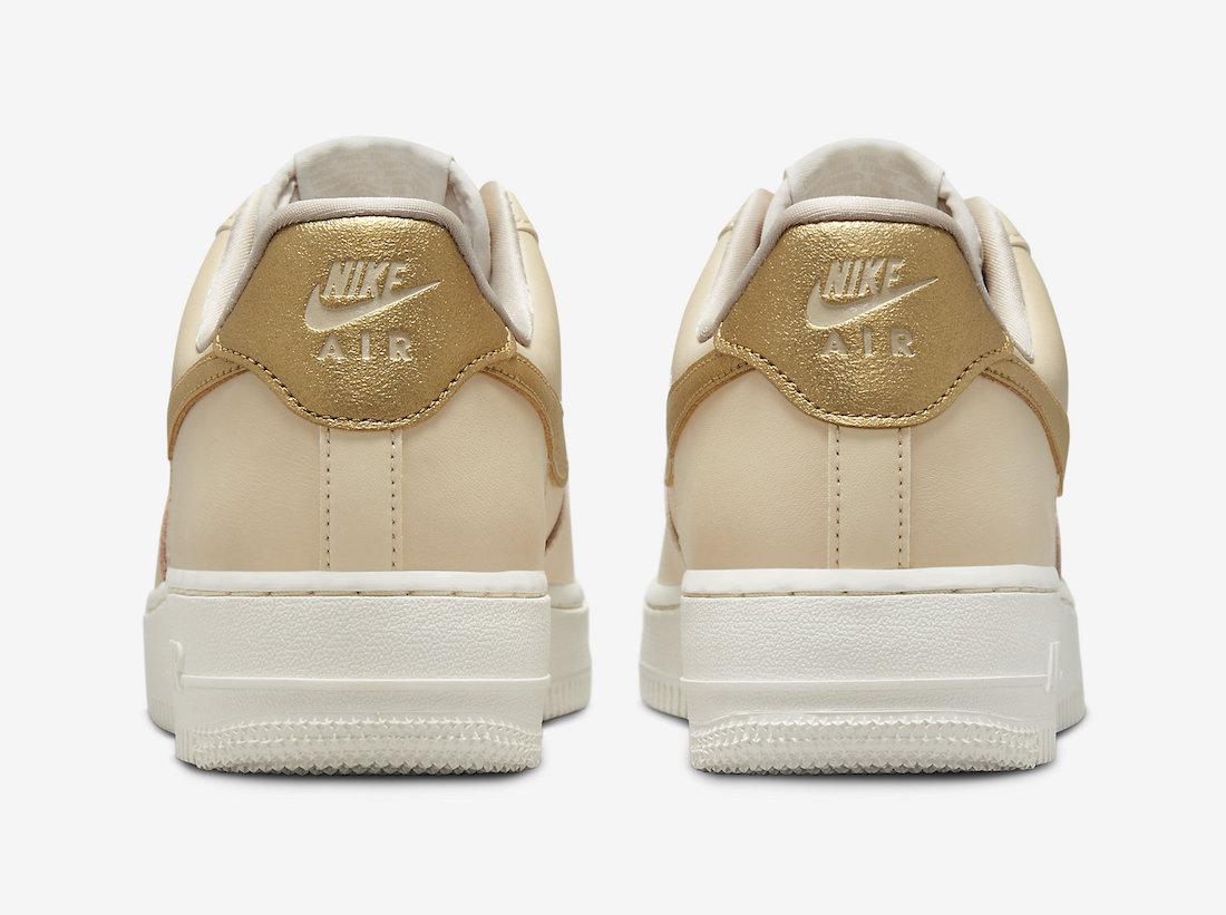 Nike Air Force 1 Low Gold Swoosh DQ7569-102 Release Date