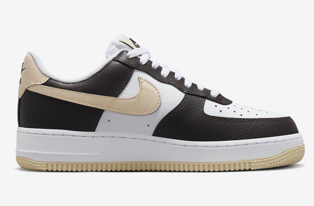 Nike Air Force 1 Low White Black Sanddrift FD9873-101 Release Date