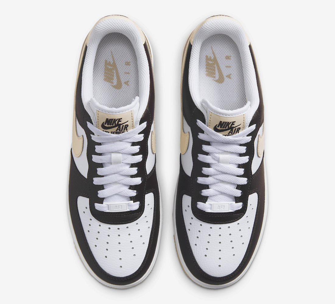 Nike Air Force 1 Low White Black Sanddrift FD9873-101 Release Date