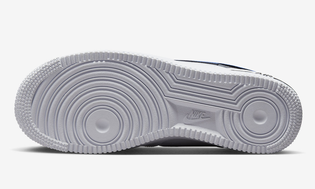 Nike Air Force 1 Low White Blue Black DQ7570-400 Release Date