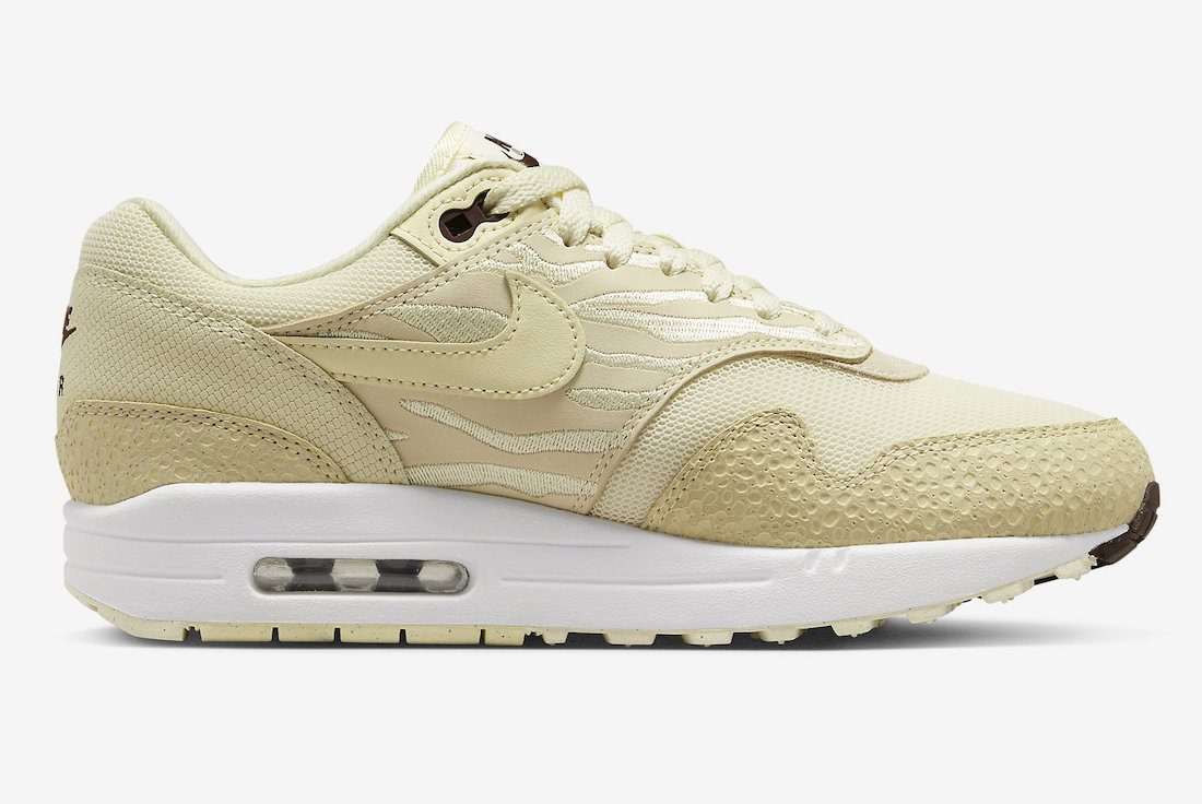 Nike Air Max 1 87 Coconut Milk Alabaster Saturn Gold White FD9856-100 Release Date