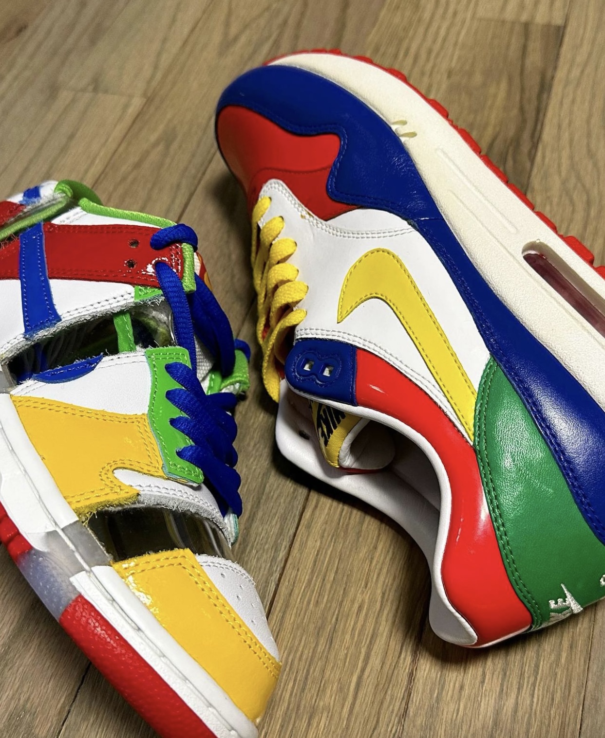 Nike Air Max 1 Google 2010 Sample vs eBay Dunk Low