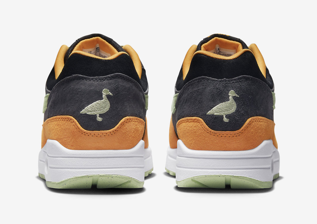 Nike Air Max 1 Ugly Duckling Anthracite Honeydew Black Kumquat DZ0482-001 Release Date