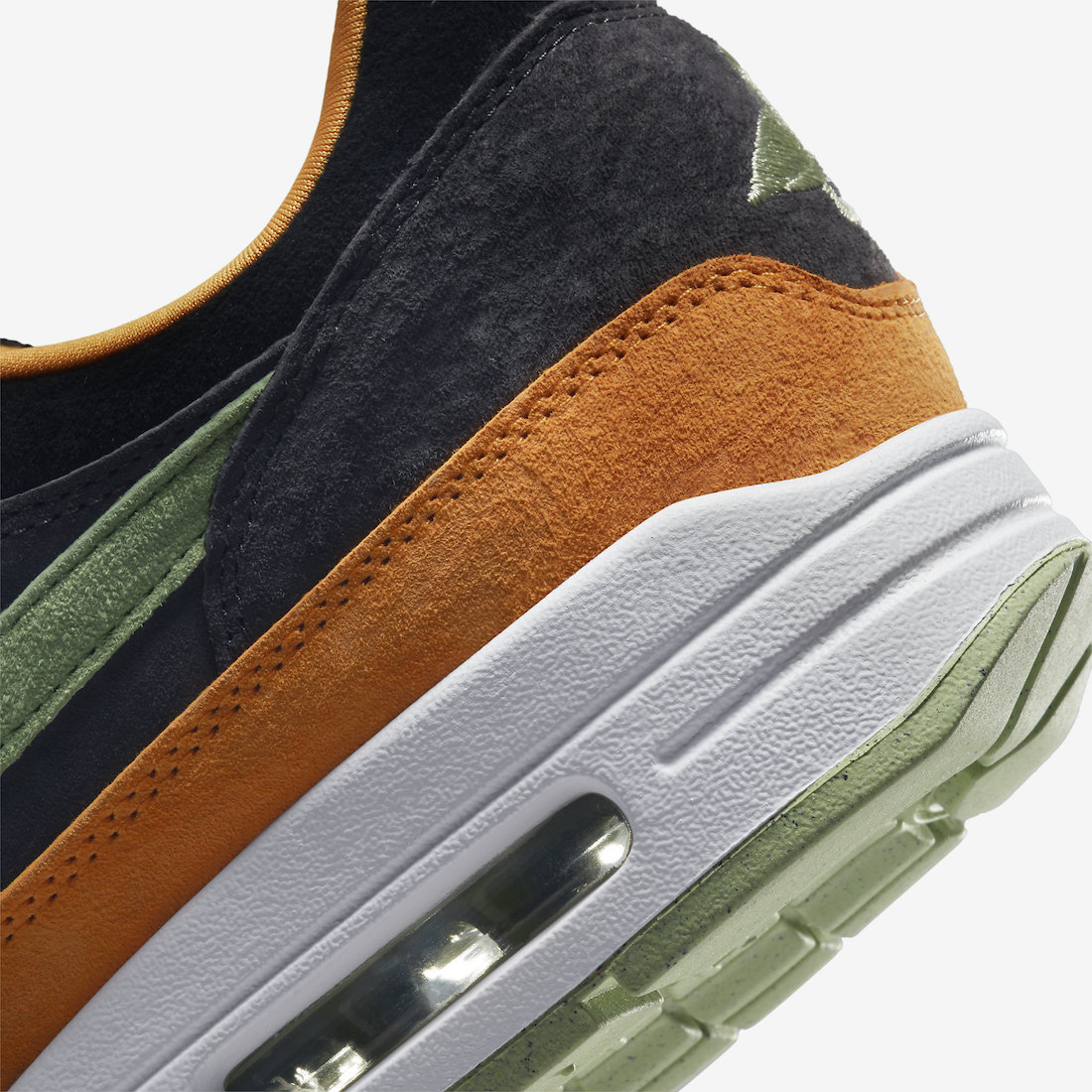 Nike Air Max 1 Ugly Duckling Anthracite Honeydew Black Kumquat DZ0482-001 Release Date