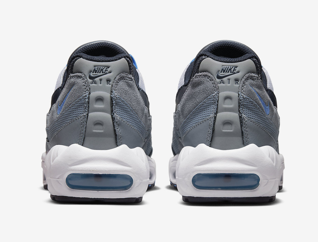 Nike Air Max 95 Cool Grey University Blue Dark Obsidian DM0011-003 Release Date