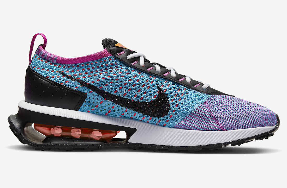 Nike Air Max Flyknit Racer Fuchsia Dream Black Baltic Blue FD0822-500 Release Date