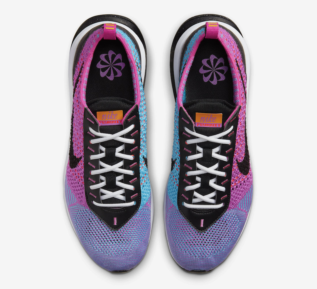 Nike Air Max Flyknit Racer Fuchsia Dream Black Baltic Blue FD0822-500 Release Date