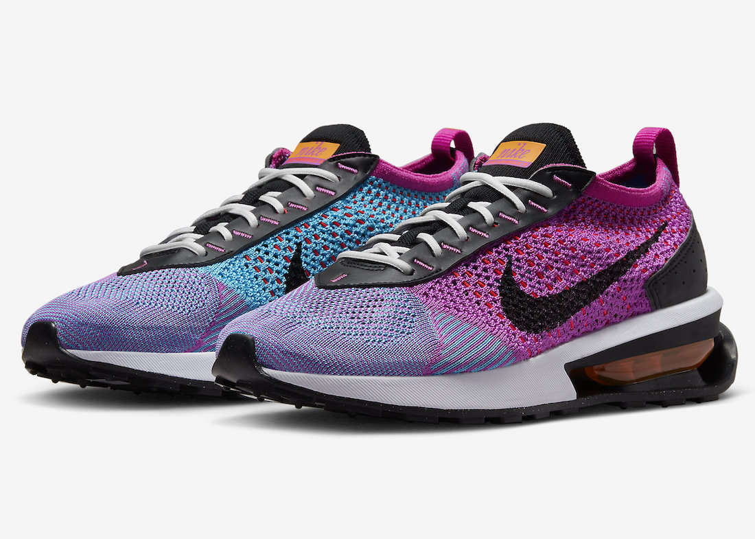 Nike Air Max Flyknit Racer Fuchsia Dream Black Baltic Blue FD0822-500 Release Date