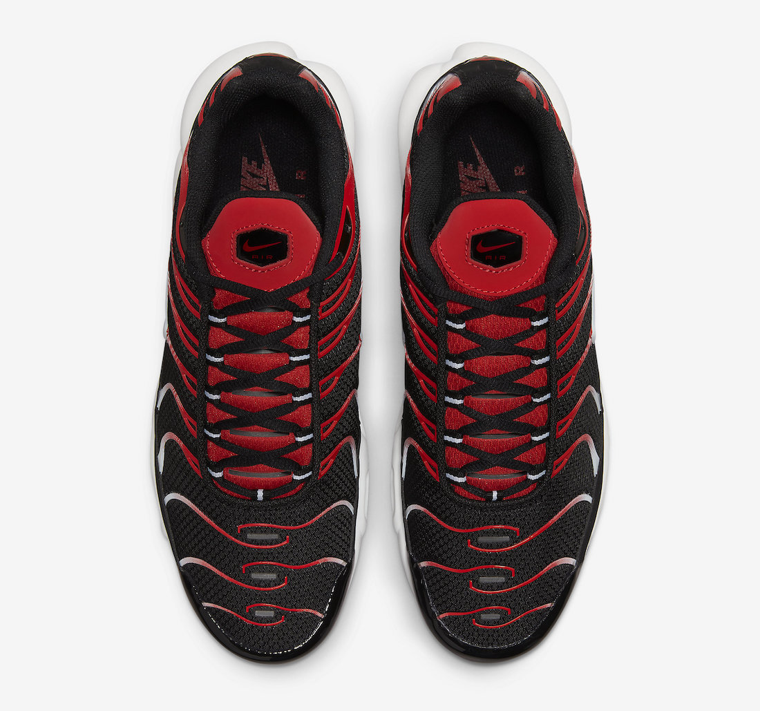 Nike Air Max Plus Black University Red White DM0032-004 Release Date