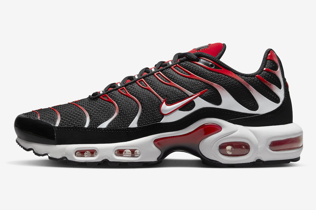 Nike Air Max Plus Black University Red White DM0032-004 Release Date