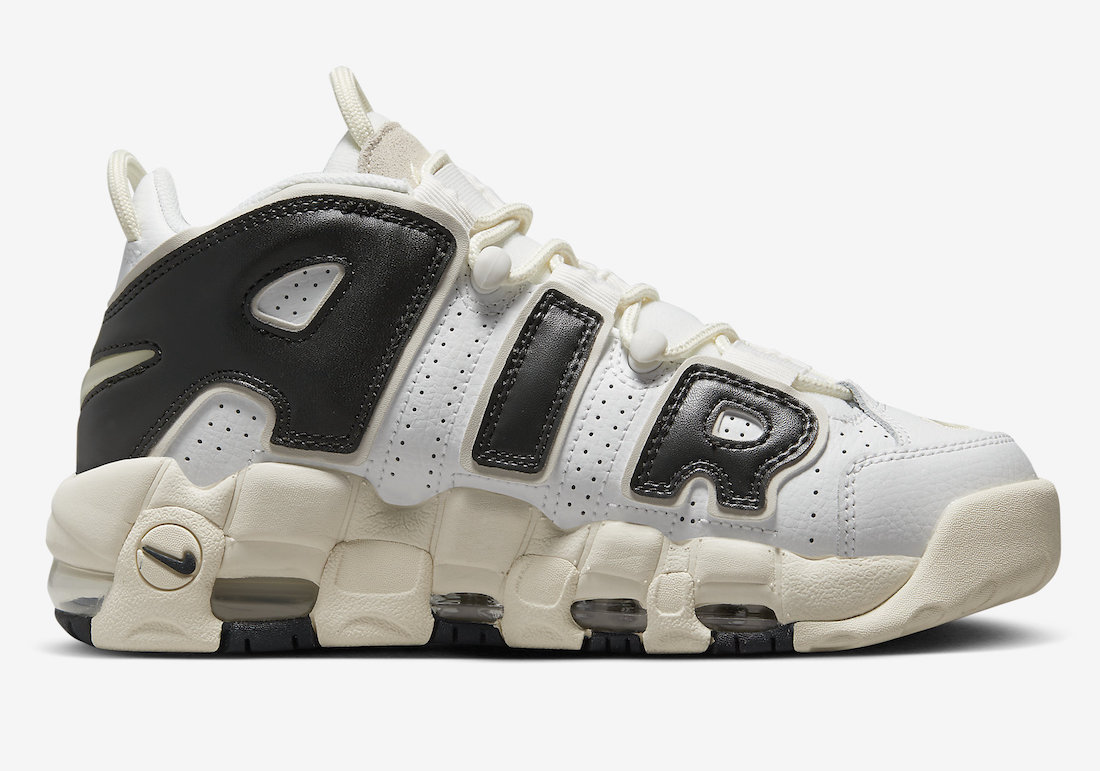 Nike Air More Uptempo White Black Sail FB8480-100 Release Date