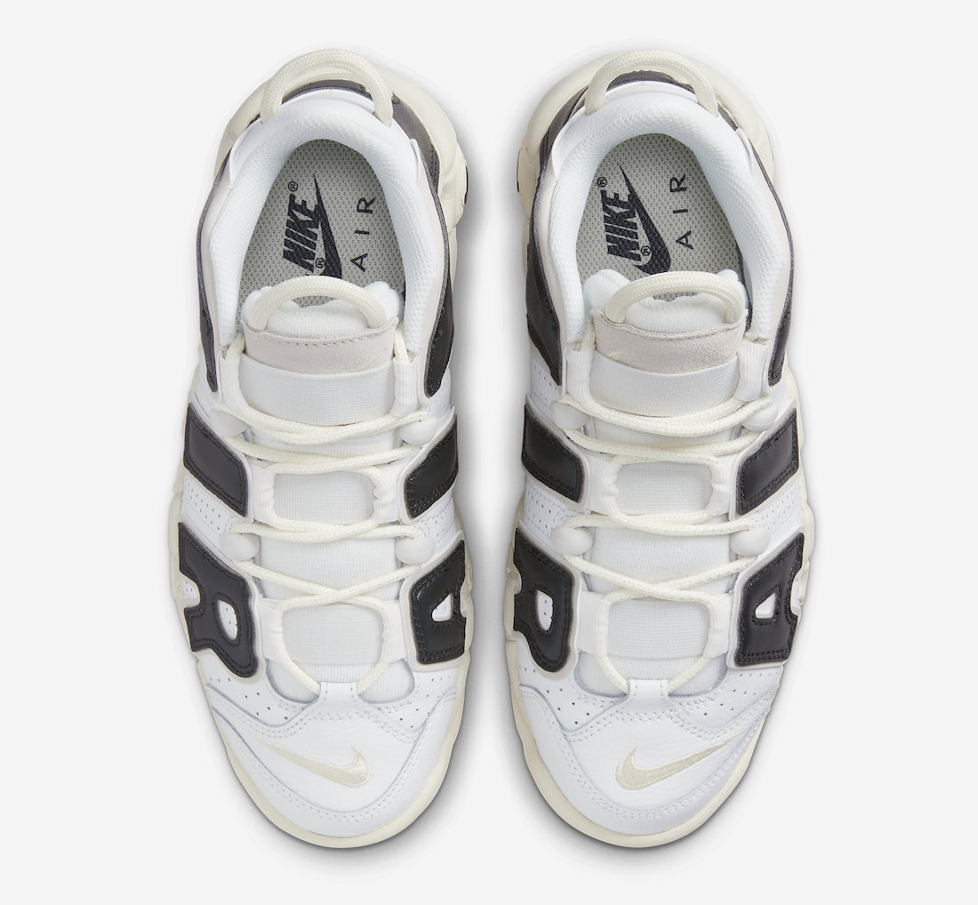 Nike Air More Uptempo White Black Sail FB8480-100 Release Date