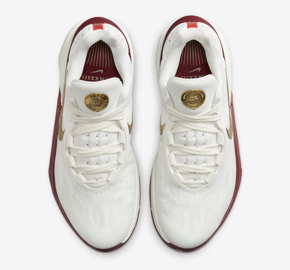 Nike Air Zoom GT Cut 2 Summit White Metallic Gold University Red Team Red Coconut Milk Night Maroon FN0299-121 Release Date