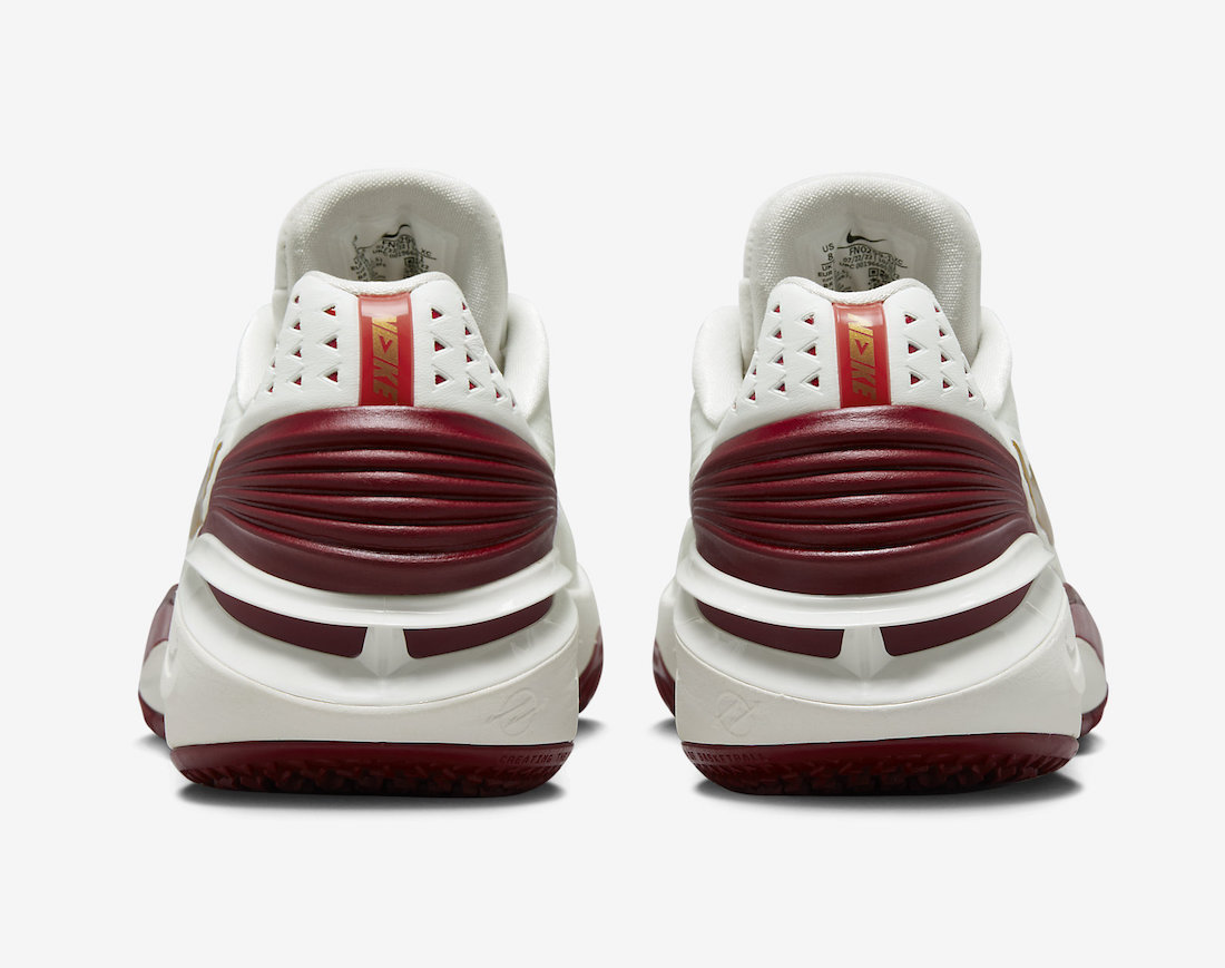 Nike Air Zoom GT Cut 2 Summit White Metallic Gold University Red Team Red Coconut Milk Night Maroon FN0299-121 Release Date