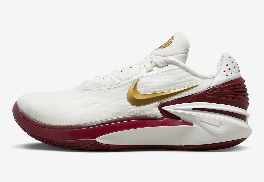 Nike Air Zoom GT Cut 2 Summit White Metallic Gold University Red Team Red Coconut Milk Night Maroon FN0299-121 Release Date