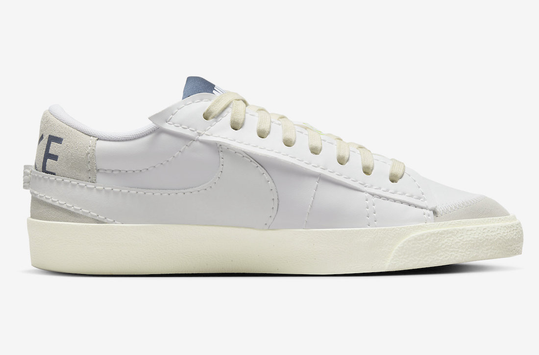 Nike Blazer Low Jumbo White Navy FD0378-121 Release Date