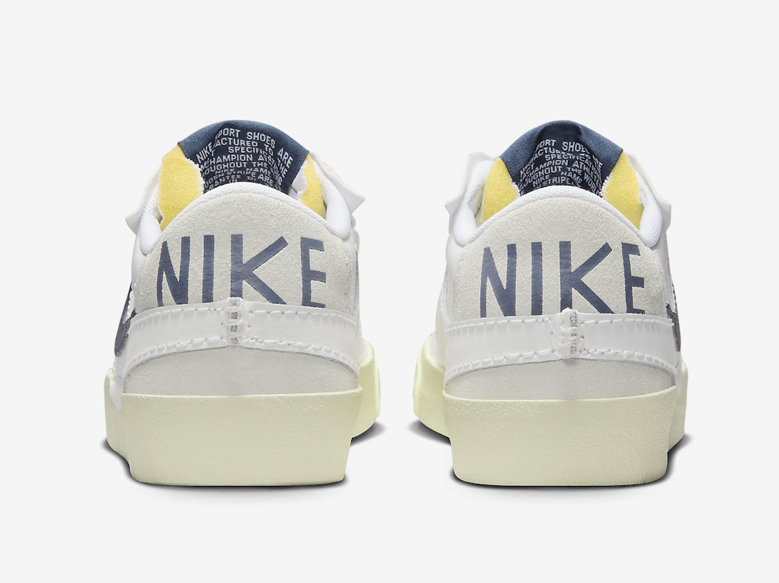 Nike Blazer Low Jumbo White Navy FD0378-121 Release Date