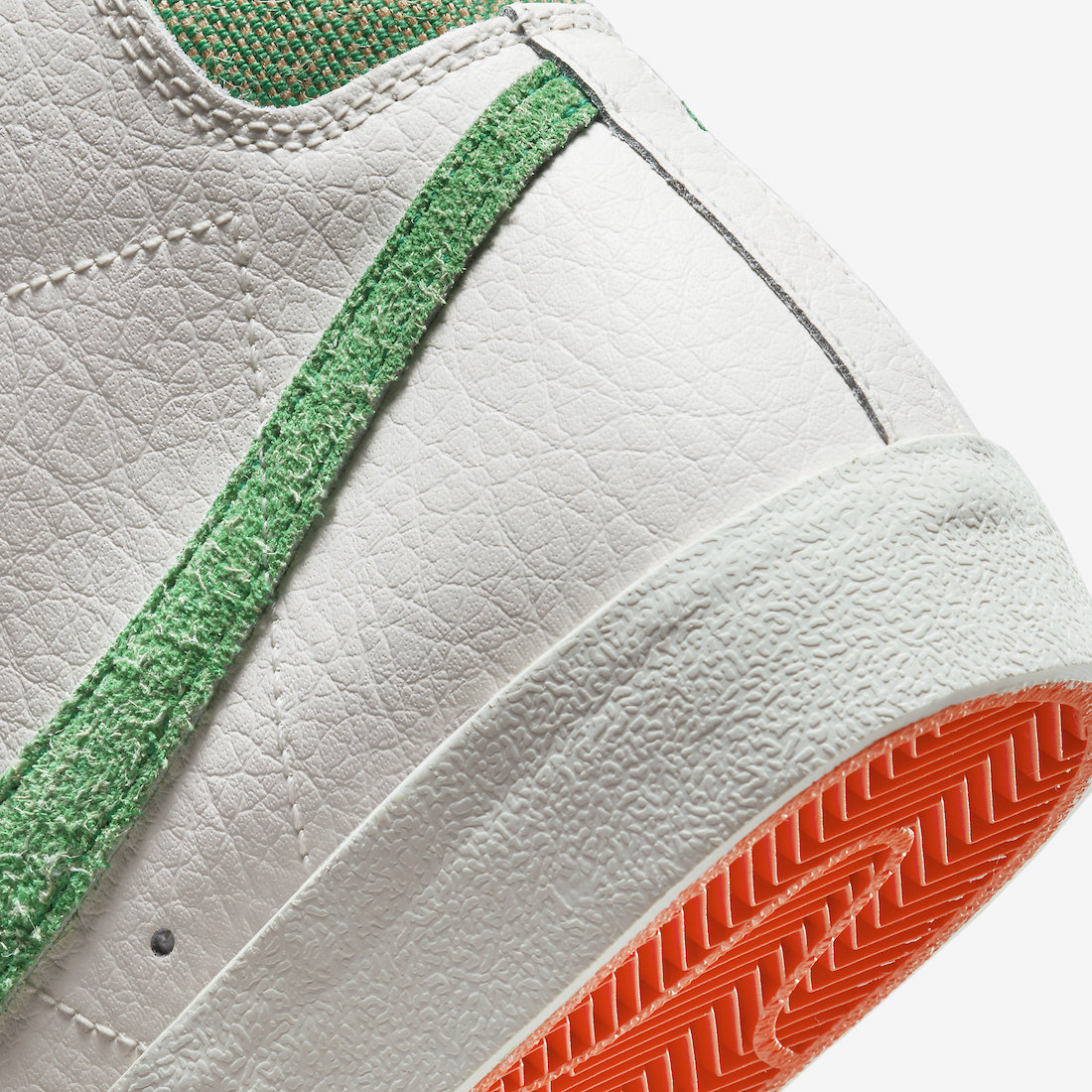 Nike Blazer Mid White Green Orange FD0759-133 Release Date