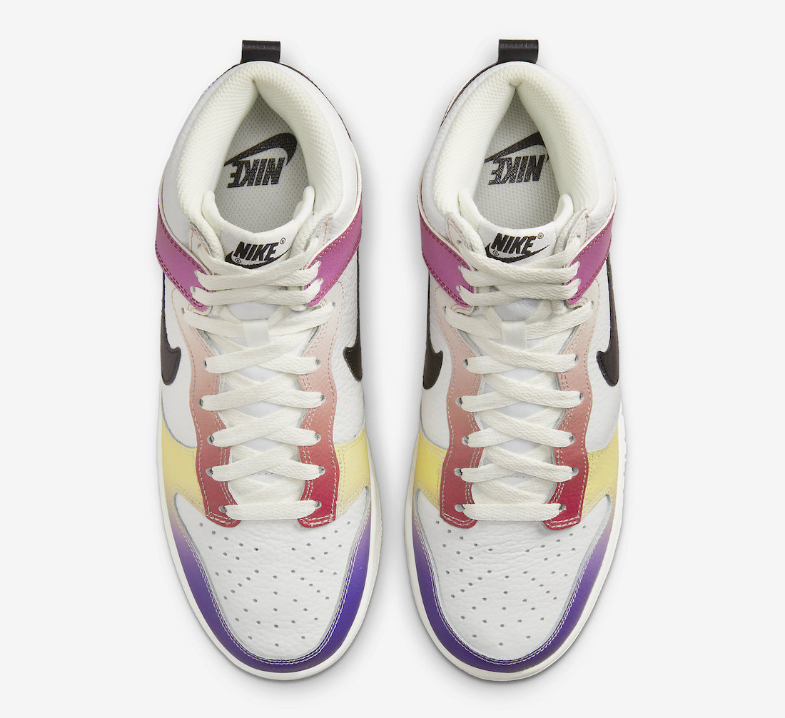 Nike Dunk High Multi-Color Gradient FD0802-100 Release Date