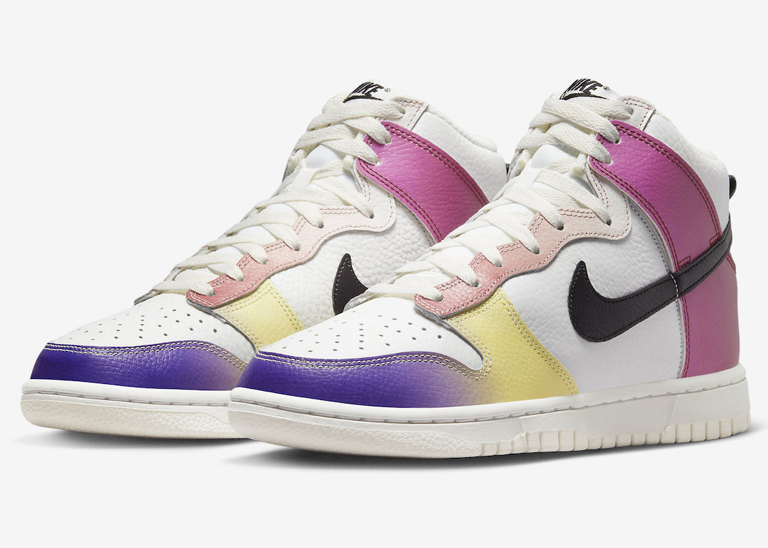 Nike Dunk High Multi-Color Gradient FD0802-100 Release Date