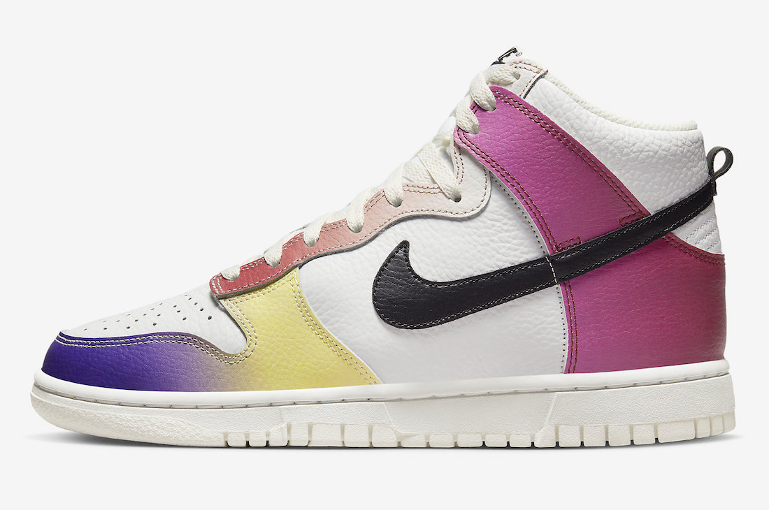 Nike Dunk High Multi-Color Gradient FD0802-100 Release Date