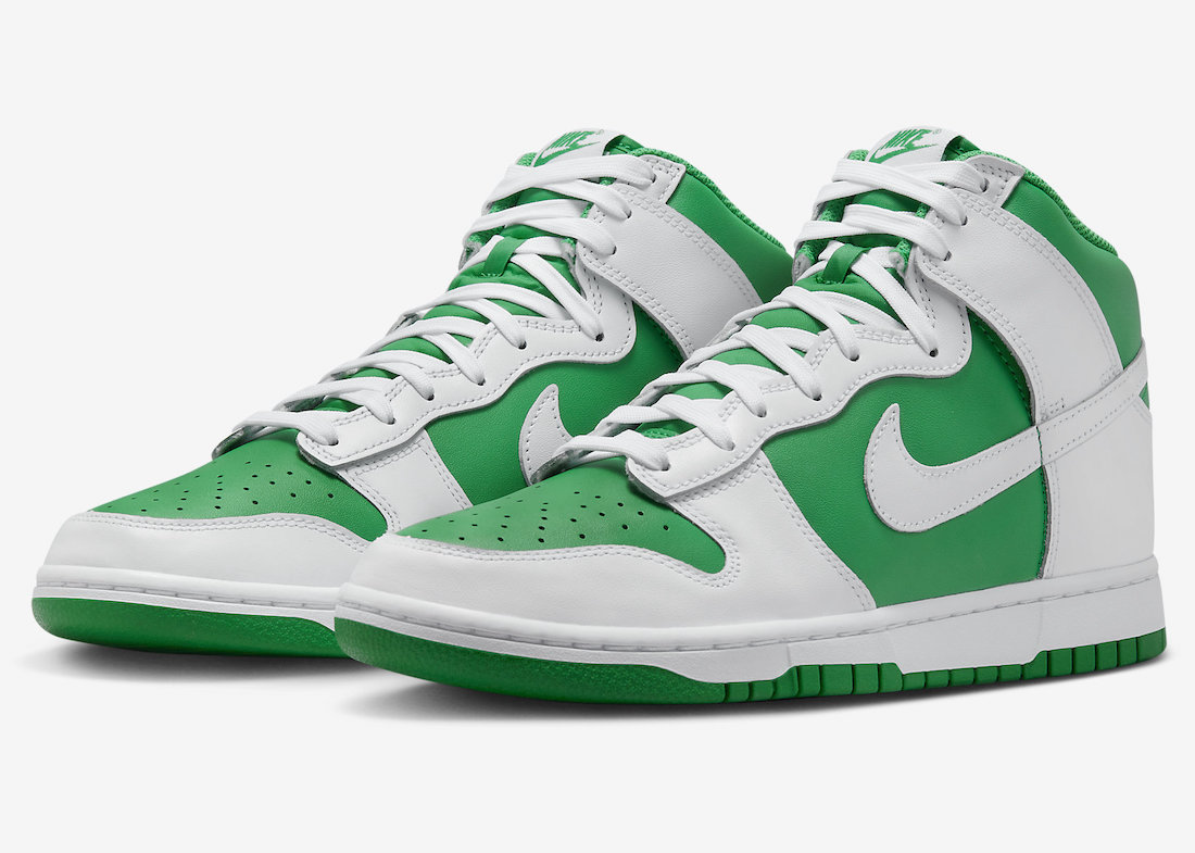 Nike Dunk High Pine Green White DV0829-300 Release Date