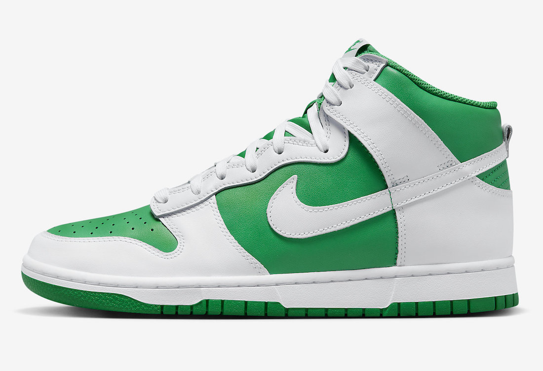 Nike Dunk High Pine Green White DV0829-300 Release Date