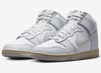 被喷漆溅到的Nike Dunk High