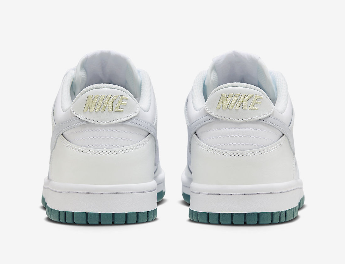 Nike Dunk Low GS FD9911-101 Release Date Heel