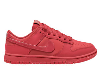 初见。Nike Dunk Low GS “Track Red”