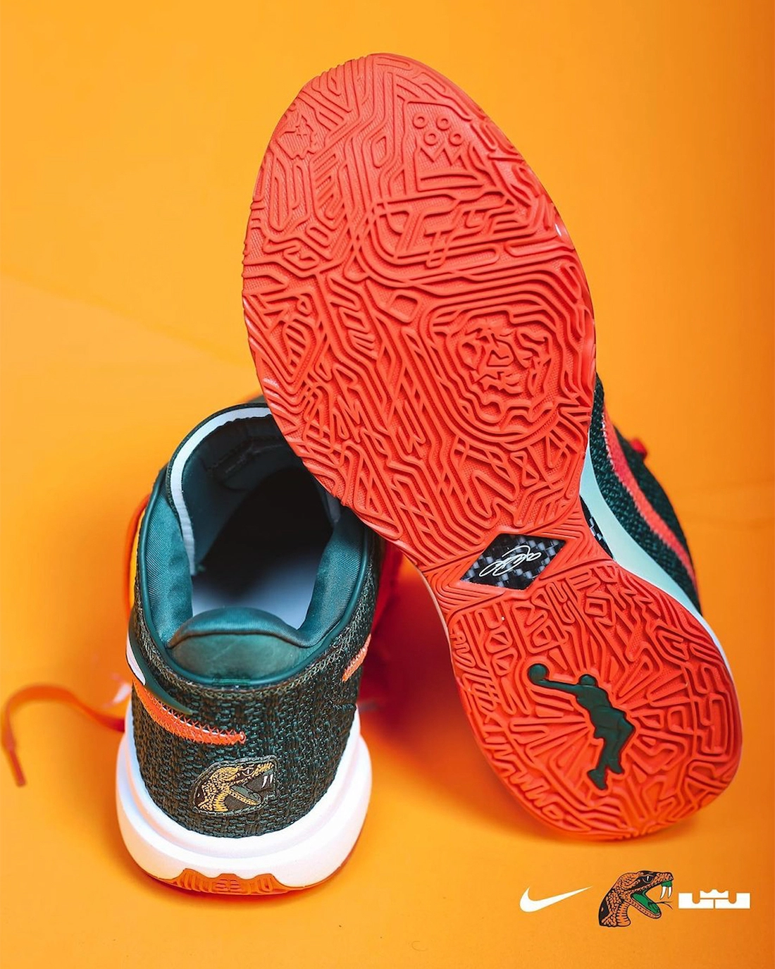 Nike LeBron 20 FAMU PE Outsole