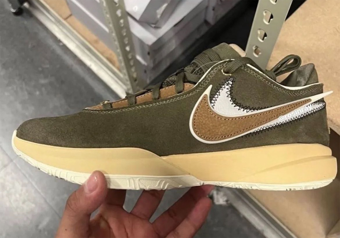 Nike LeBron 20 Olive Suede Release Date