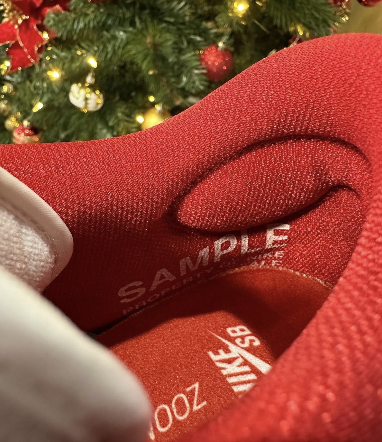 Nike SB Dunk Low Cherry Varsity Red 2015 Sample