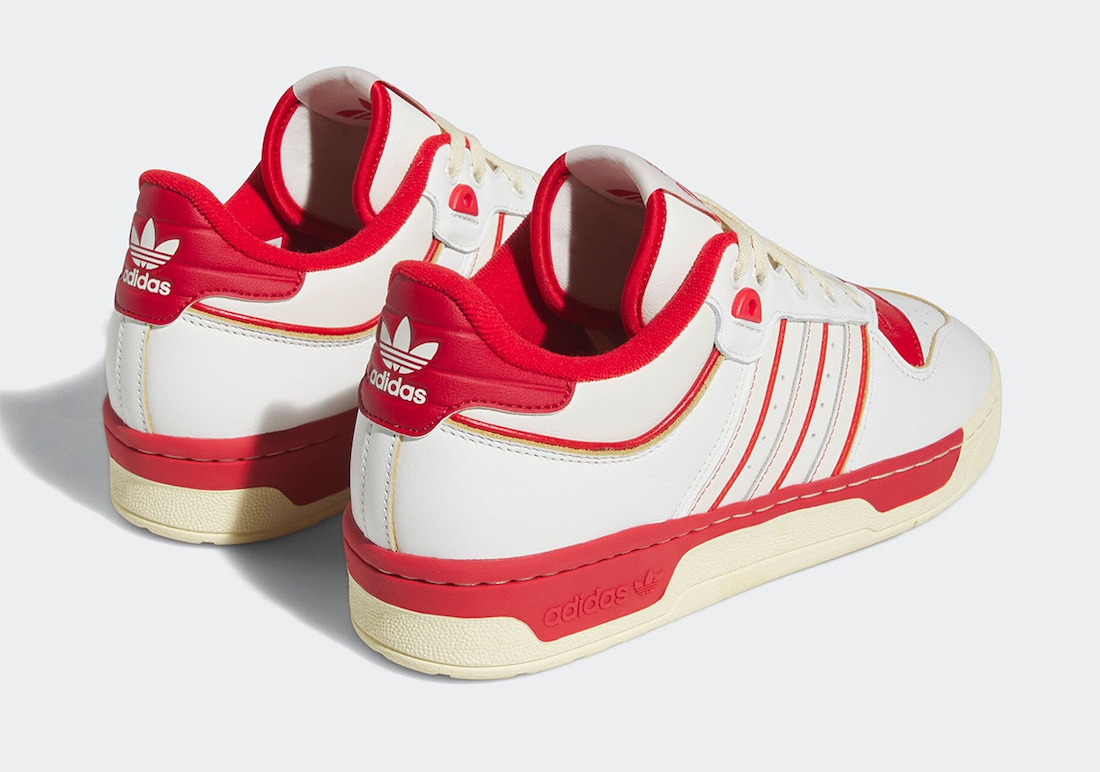 adidas Rivalry Low 86 White Red GZ2557 Release Date Lateral