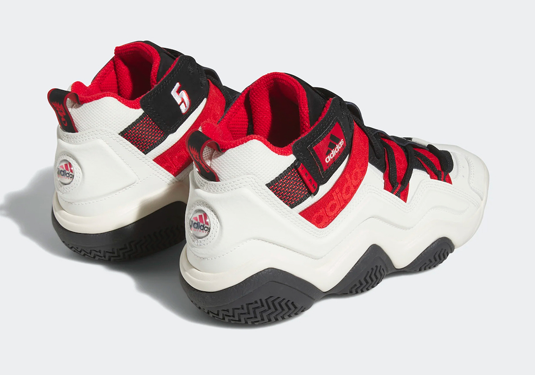 adidas Top Ten 2000 Collegiate Red FZ6224 Heel