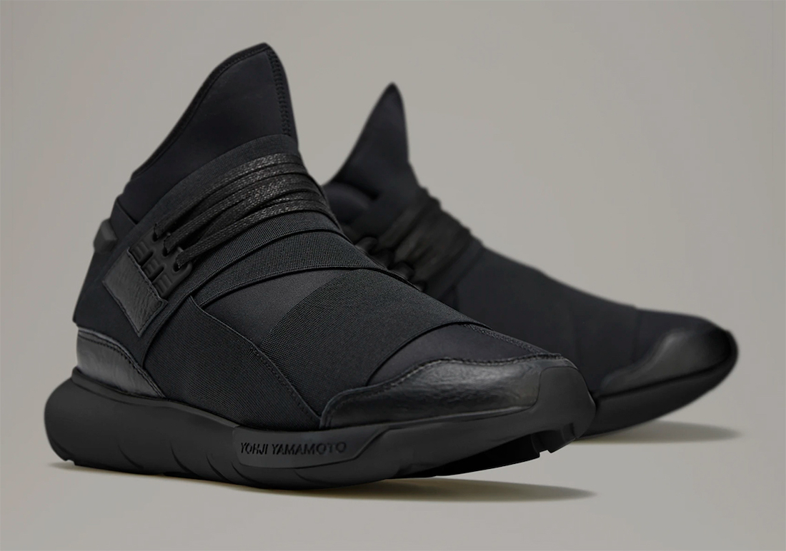 adidas Y-3 Qasa High Triple Black IG9434 Release Date Lateral