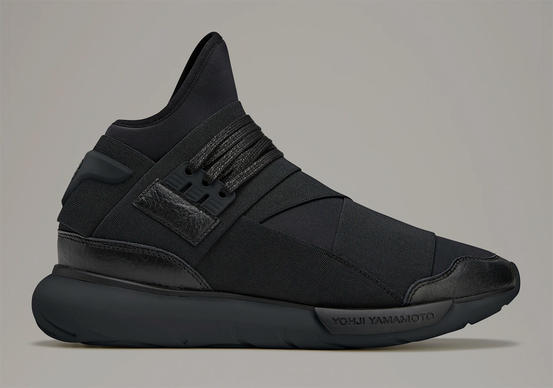 adidas Y-3 Qasa High Triple Black IG9434 Release Date Lateral