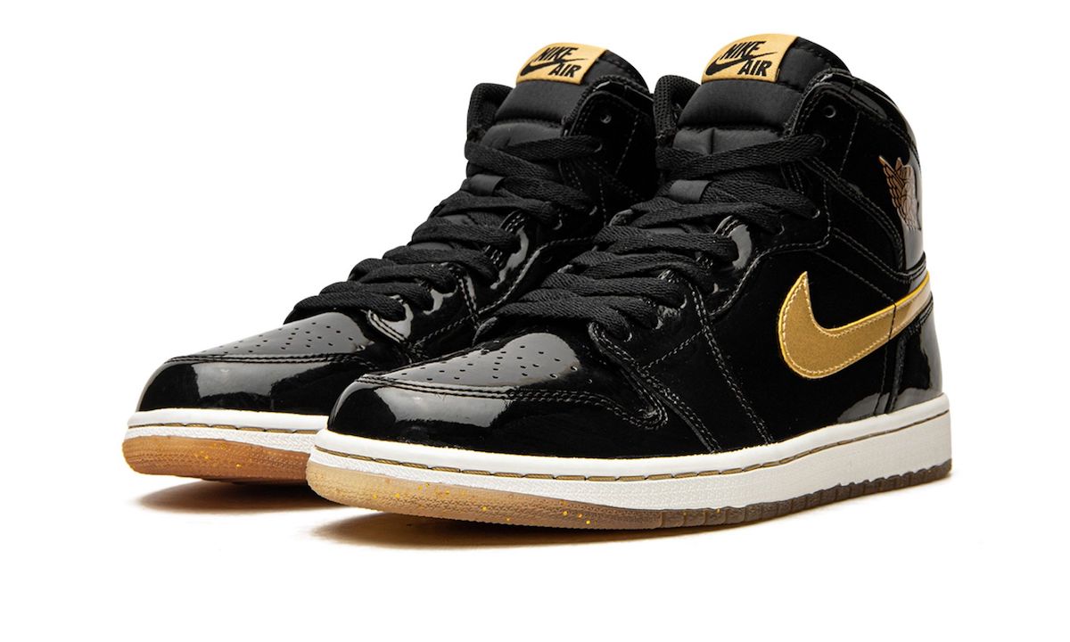 Air Jordan 1 High OG Black Metallic Gold 555088-019 2013 Release Date