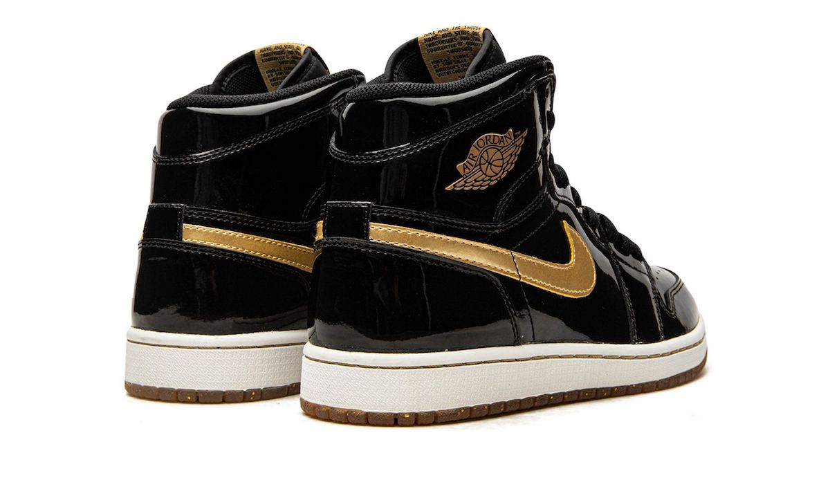 Air Jordan 1 High OG Black Metallic Gold 555088-019 2013 Release Date