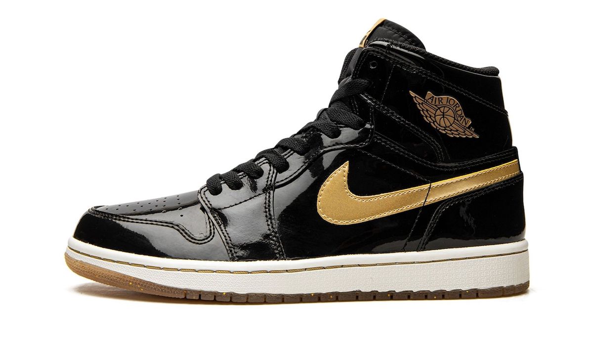 Air Jordan 1 High OG Black Metallic Gold 555088-019 2013 Release Date