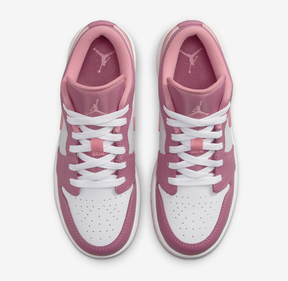 Air Jordan 1 Low GS Desert Berry 553560-616 Release Date