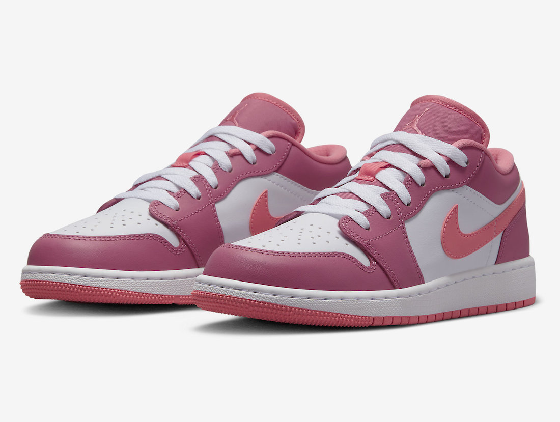 Air Jordan 1 Low GS Desert Berry 553560-616 Release Date